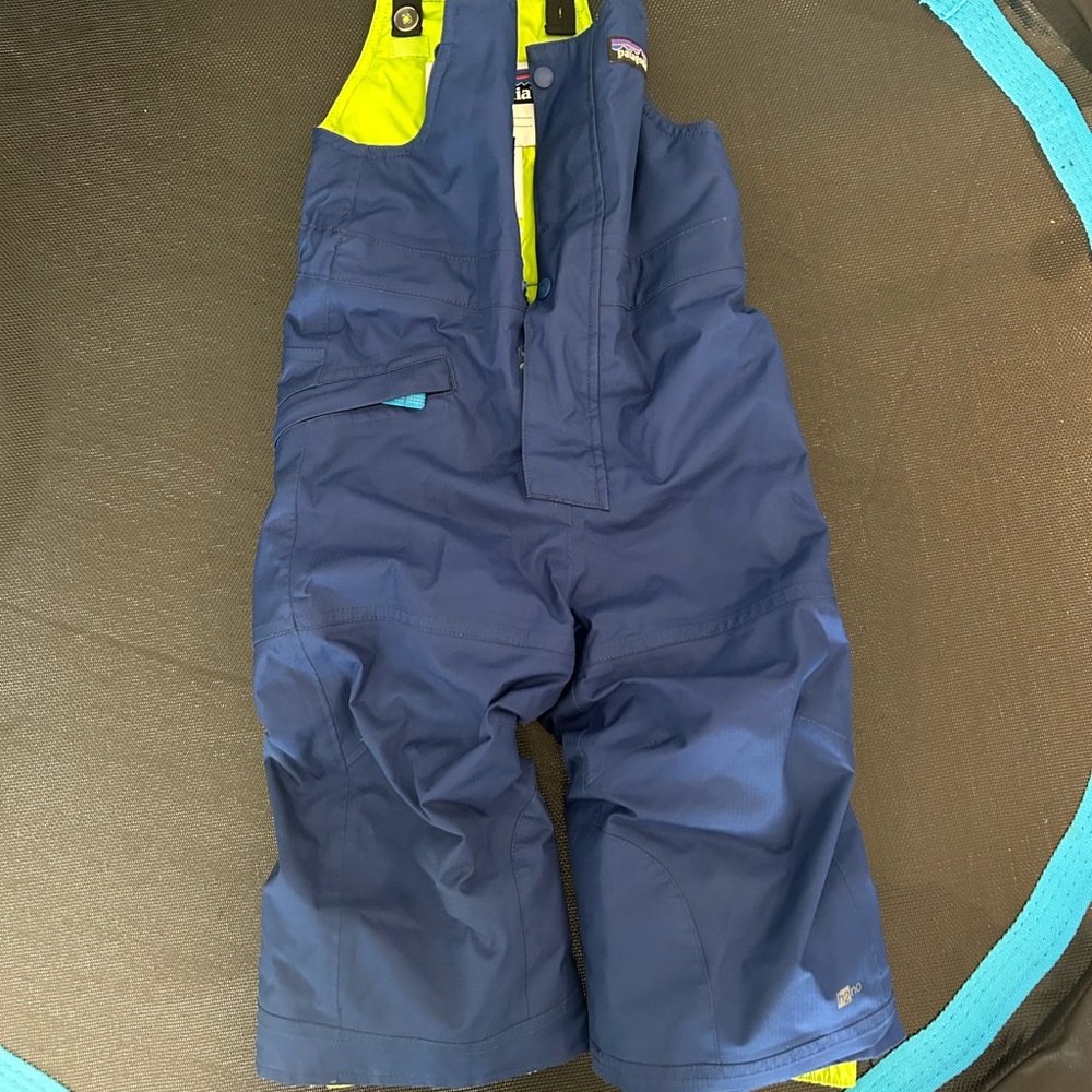 Patagonia toddler snow bib.